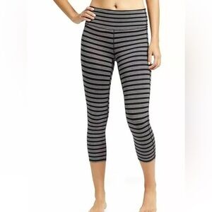 Athleta Stripes Chaturanga Capri
